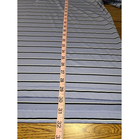 Peter Millar Summer Comfort Polo Shirt Large XL Golf Mens Plaid Stripes LOT2 - Picture 13 of 15